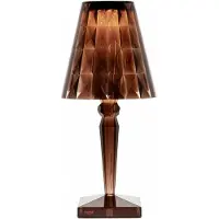 Kartell Tafellampe , Big Battery, Roestbruin, Woonkamer, Kunststof, Designer