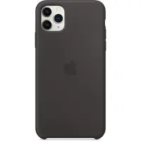Apple iPhone 11 Pro Max Silicone Back Cover Zwart
