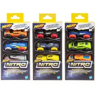 Nerf Nitro Soft Racer, 3-delige set