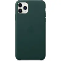 Apple iPhone 11 Pro Max Leather Case Green