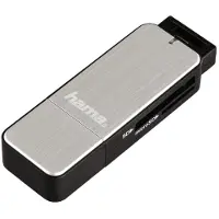 Hama Cardreader Usb 3.0 Sd/Msd Zilver