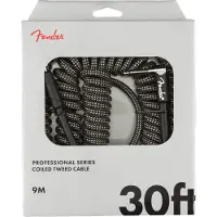 Fender Professional 30ft Coil Cable Gray Tweed