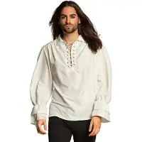 Boland - Shirt Piraat wit (XL) - Volwassenen - Piraat - Piraten