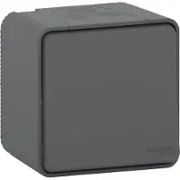 Schneider Electric Mureva Styl DIY - Tweepolige schakelaar - Grijs / Antraciet