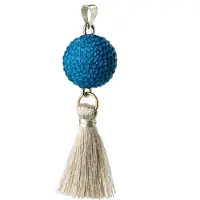 Bola - Babylonia Bola - Blauw met kwastje - One size