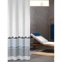Sealskin Douchegordijn Marrakech Blauw 180x200 cm