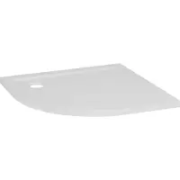 Mueller Mannheim luxe douchebak kwartrond 90x90x4cm wit