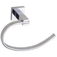 Badstuber Catrin handdoek ring chroom