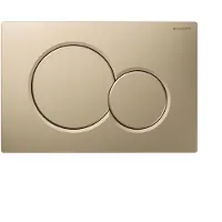 Geberit Sigma by drukplaat mat beige