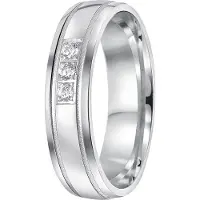Lucardi Ring zilver / transparant