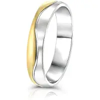 Lucardi Ring goud / zilver