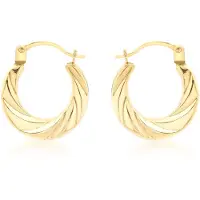 Lucardi Oorbellen 'Klassisch' goud