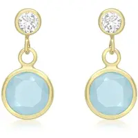 Lucardi Sieraden 'Klassisch' turquoise / goud