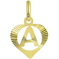 Lucardi Hangers 'Buchstabe' goud