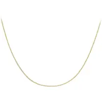 Lucardi 9 Karaat ketting gourmet schakel diamond cut