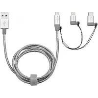 Verbatim 3-in-1 Lightning MicroB USB-C Sync & Care
