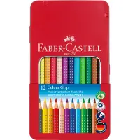 Faber-Castell kleurpotloden - Colour Grip - blik 12 stuks - FC-112413