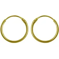 Lucardi - Geelgouden oorbellen oorringen