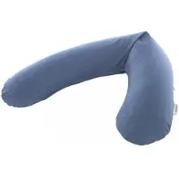Theraline Voedingskussen Original incl. hoes - Bamboe Collectie Melange blauw grijs