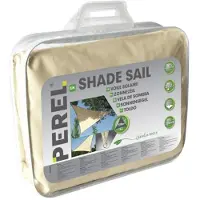 Perel Schaduwdoek driehoek | | 5 x 5 x 5 meter (Waterafstotend, Crème)