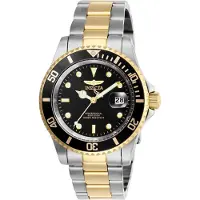 Invicta Pro Diver 26973 Heren Horloge - Quartz Uurwerk - Roestvrij Staal met zwarte Wijzerplaat - 40mm