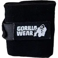 Gorilla wear Basic Wrist Wraps - Zwart/Wit