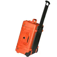 Peli Case 1560NF Reiskoffer Groot Oranje zonder Schuim