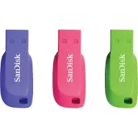 SanDisk Cruzer Blade USB Flash Drive 16GB (3-pack)