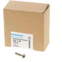 Hoenderdaal Spaanplaatschroef Rvs-A2 Pk PZ2 5.0X30 | 200 stuks - 0203.30.41201