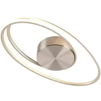 QAZQA Design plafondlamp staal incl. LED 3 staps dimbaar - Rowan