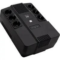Ewent Line Interactieve UPS 600 VA Met 6 Stopcontacten