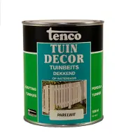 Tenco Buitenbeits Tuindecor Dek - Parelwit - Zijdeglans - 1l
