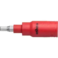 Wiha 246240 Dopsleutelinzet geïsoleerd 3/8" binnenzeskant 4.0 mm x 75 mm - 43105