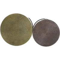 Light & Living bijzettafel talca Ø49x52cm - set van 2