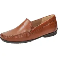 Sioux Mocassin Sioux Cognac Glad leer | Maat: 42