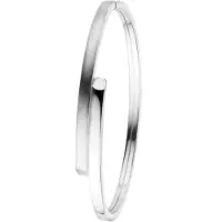 Lucardi Zilveren armband bangle mat/glans