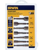 Irwin Powergripset: 3/16”-1/2”, 7 stuks - IR394100