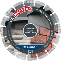 Carat diamantzaag universeel ø140x22,23mm, ce master