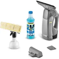 Kärcher WVP 10 Professional Ruitenreiniger - Looptijd accu 35 - Vervangbare accu - Streeploos resultaat - Ruitenreinigingsconcentraat CA 30 R 500 ml