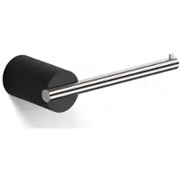 DECOR WALTHER WC Rolhouder Stone Mat Zwart Mat RVS