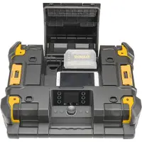 DeWalt DWST1-81078-QW 54V Li-ion XR Accu TSTAK Radio Met Oplaadfunctie - Werkt Op Netstroom & Accu