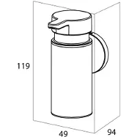 Tiger Noon zeepdispenser klein RVS