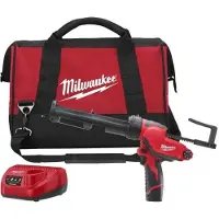 Milwaukee M12 PCG/310C-201B Li-Ion accu-kit-/lijmpistool (accu kitspuit)