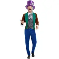 Smiffys Kostuum -L- Mad Hatter Multicolours