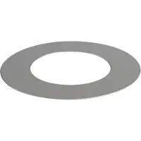 QAZQA Opvulring RVS voor inbouwspots 7,5 - 1,3 cm