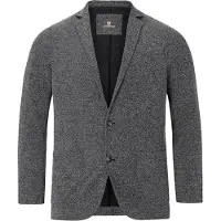 Jan Vanderstorm loose fit colbert Plus Size ALBIN zwart male | Maat: 74 (5XL)