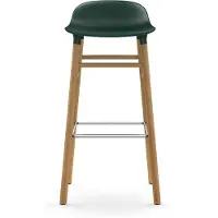 Normann Copenhagen Barstoel Form Barstool 75 cm Oak Green