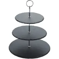 Artesà Leisteen Dienblad 3 Ronde Hoogtes