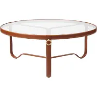 Gubi Adnet Salontafel 100 Cm - Salontafels Leer Tan - 10004031