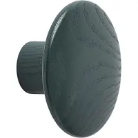 Muuto The Dots kledinghaak dark green Small